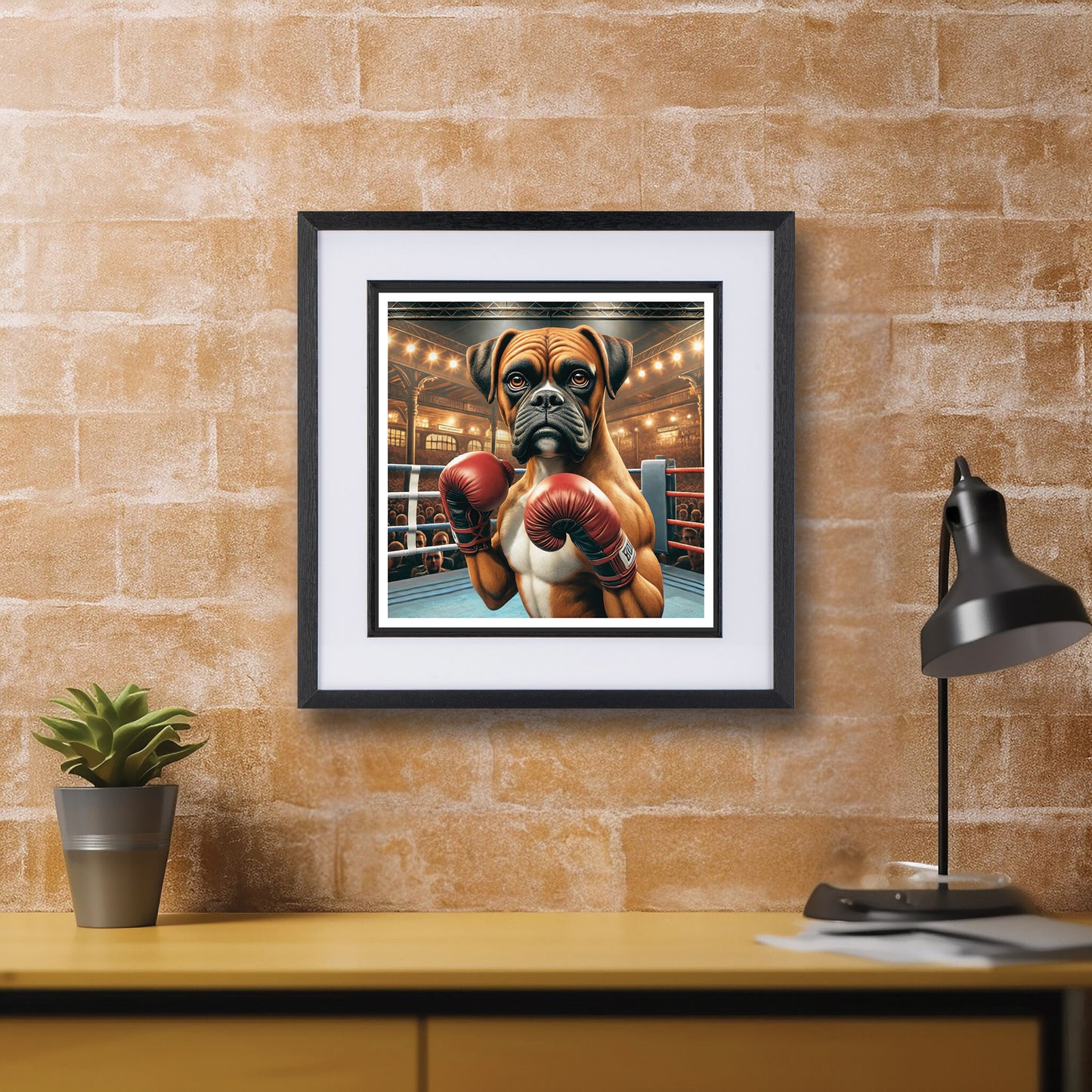 Boxer in the Ring