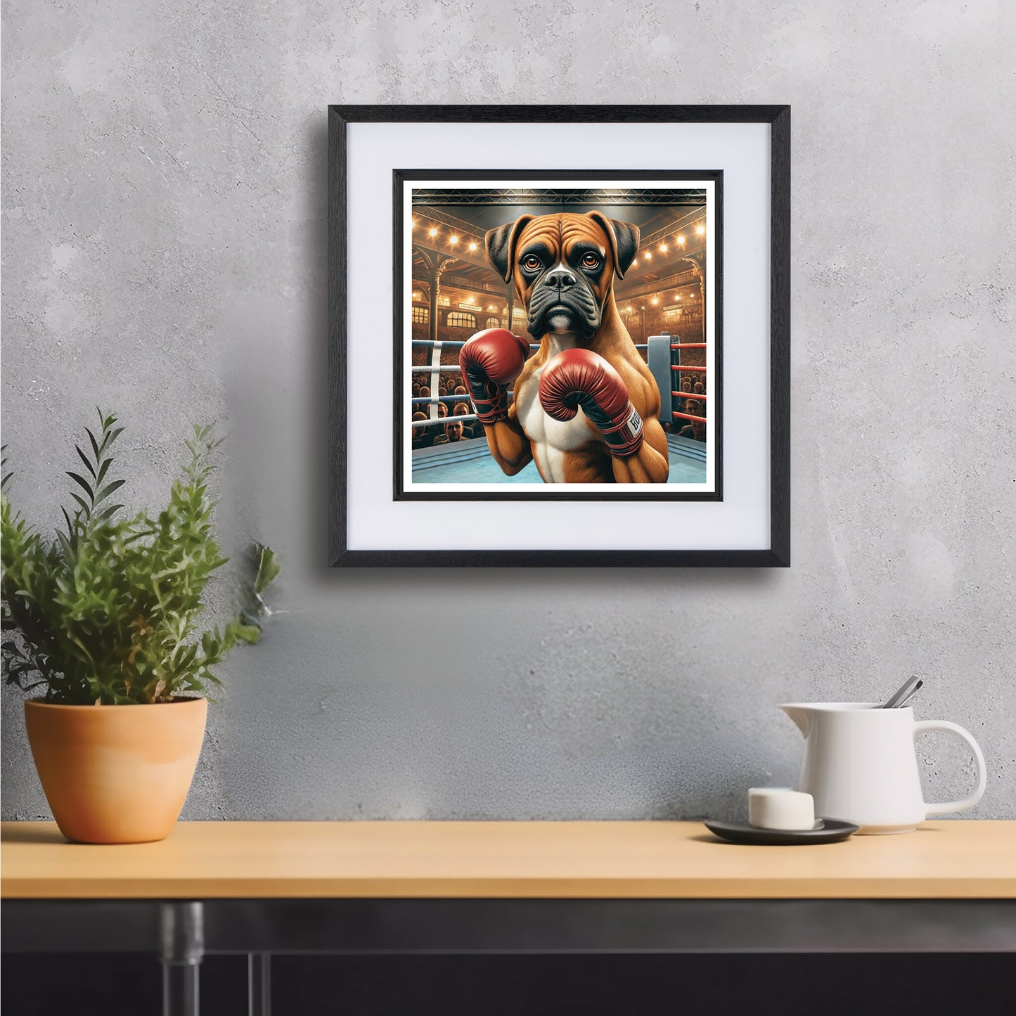 Boxer in the Ring