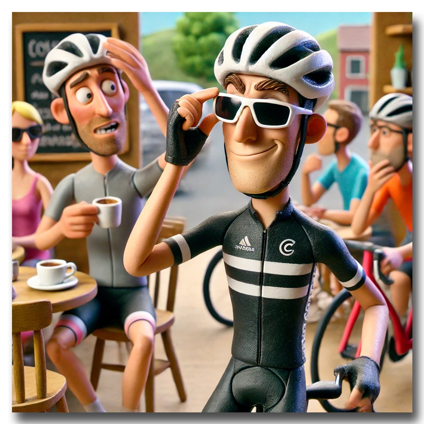 Rule #37 The arms of the eyewear shall always be placed over the helmet straps
