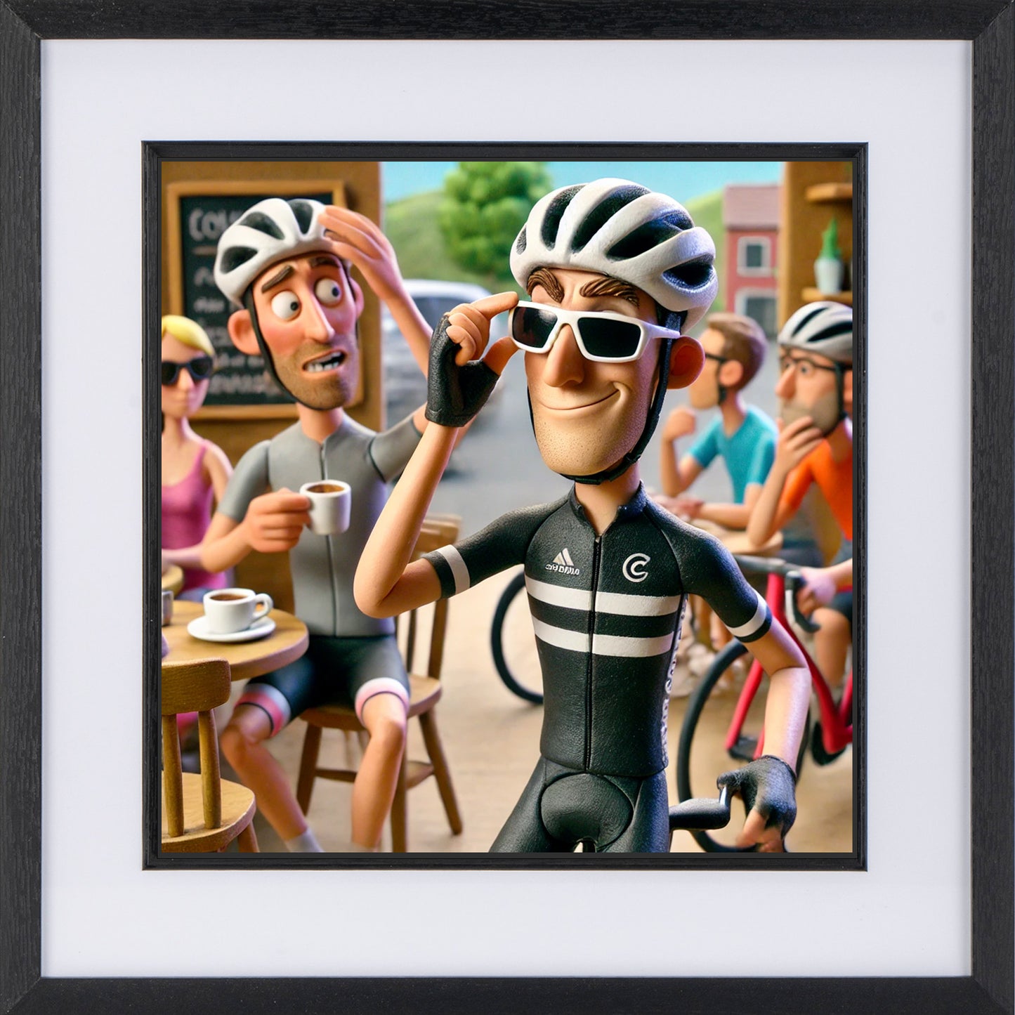 Rule #37 The arms of the eyewear shall always be placed over the helmet straps
