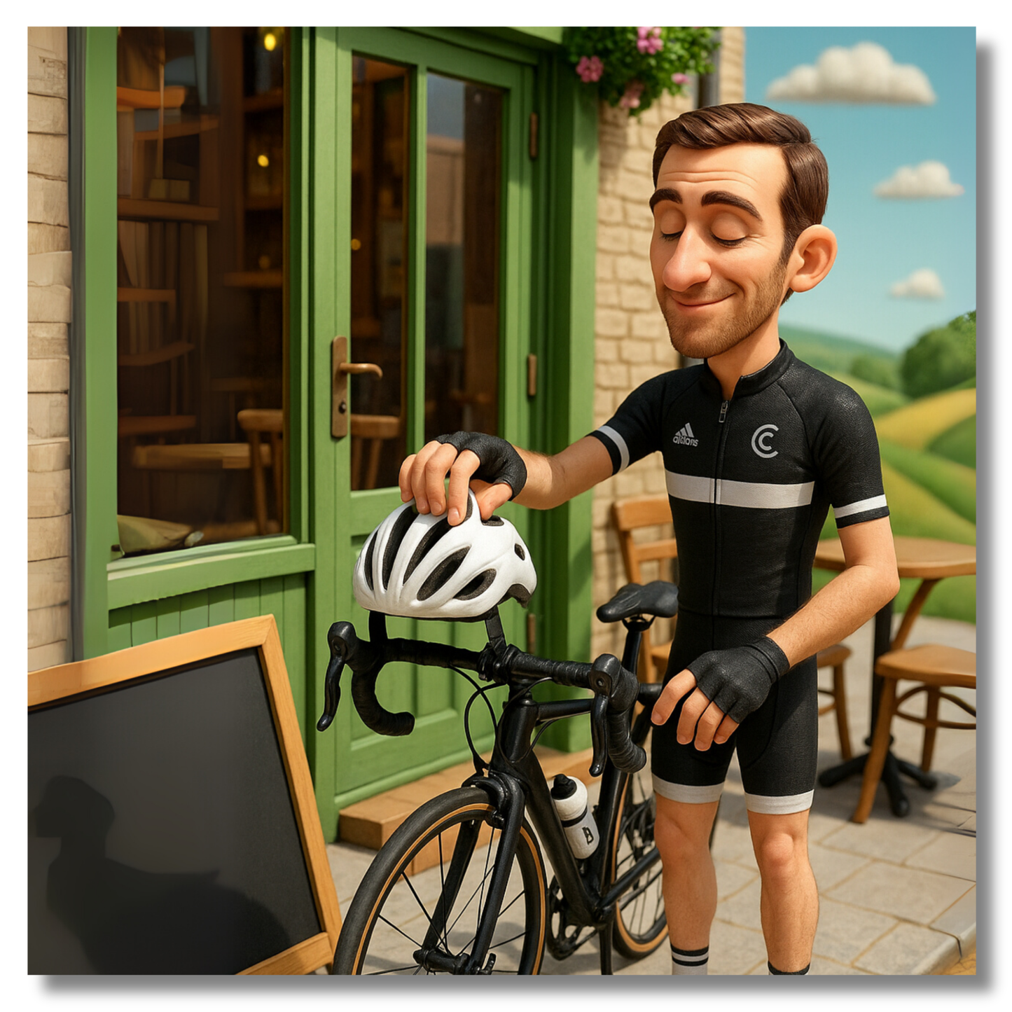 Rule #76 Helmets are to be hung from your stem