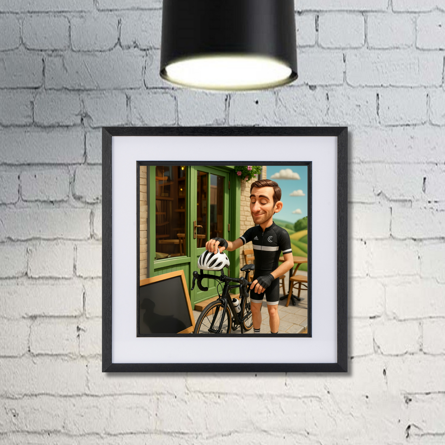 Rule #76 Helmets are to be hung from your stem