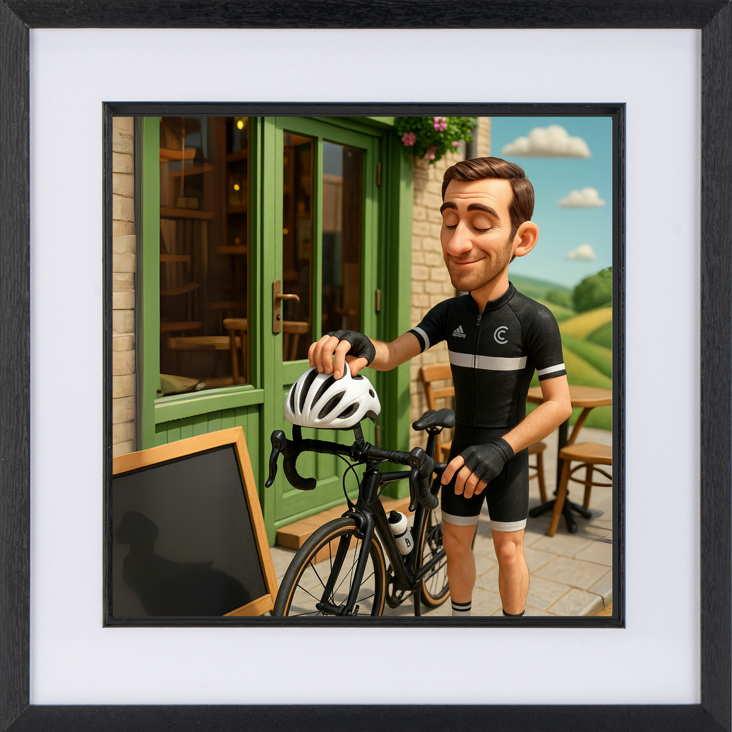Rule #76 Helmets are to be hung from your stem