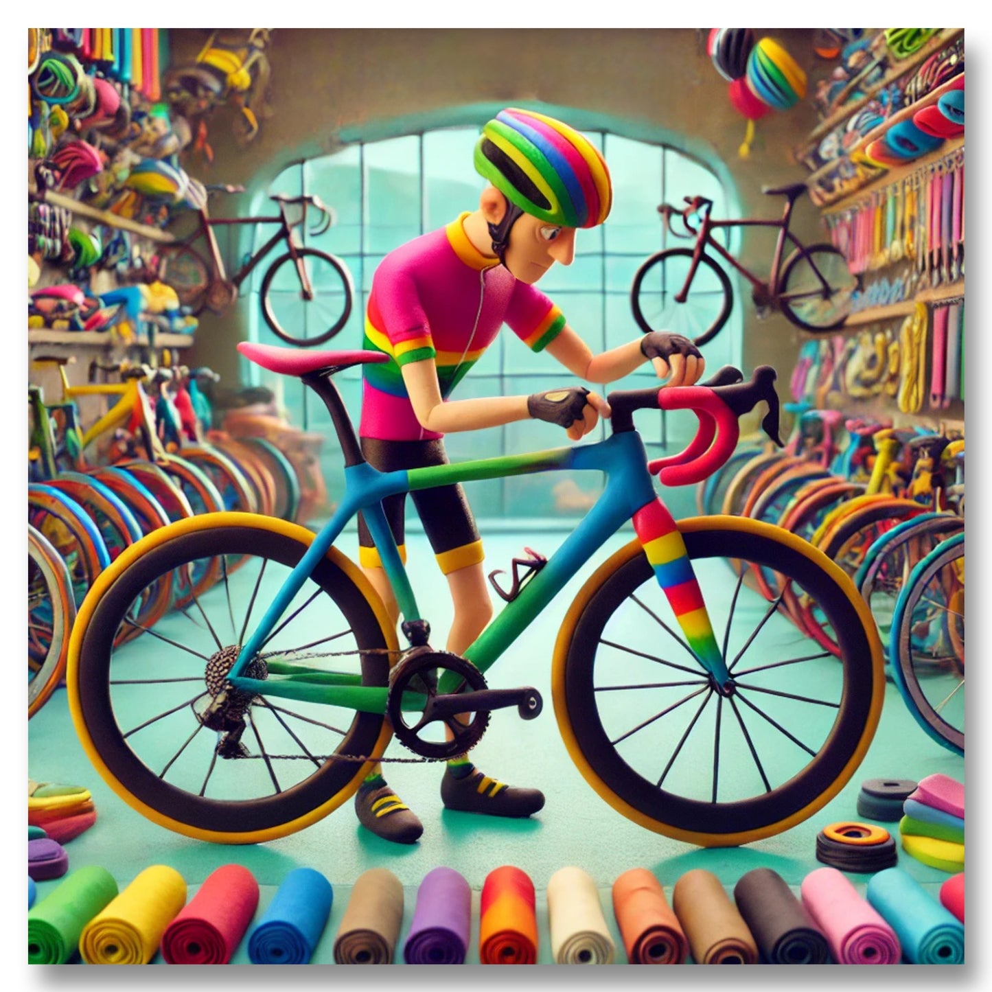 Rule #8 Saddles, bars, and tires shall be carefully matched