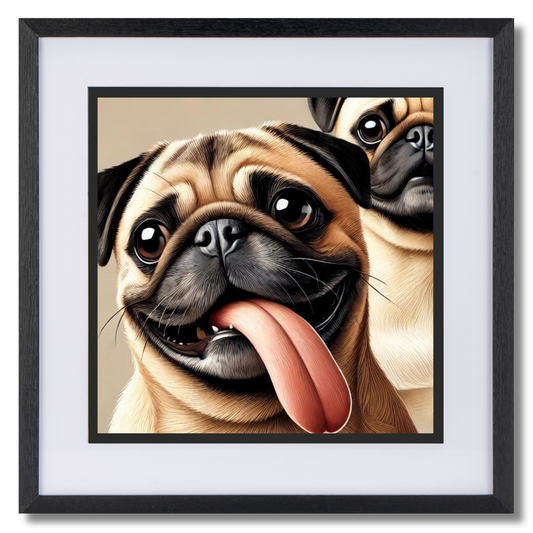 Tongue-Tied Pug
