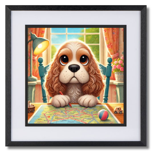Spaniel's Sketchy Adventure