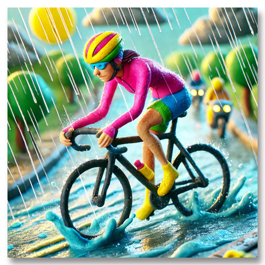 Rule #9 If you are out riding in bad weather, it means you are a badass - period