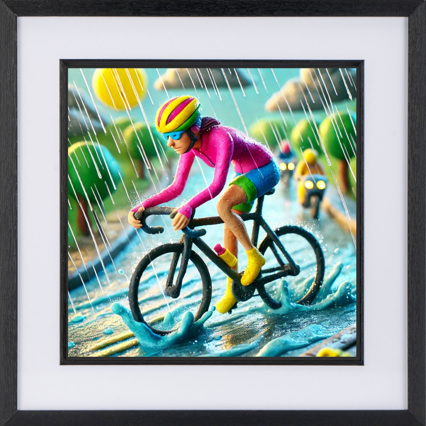 Rule #9 If you are out riding in bad weather, it means you are a badass - period