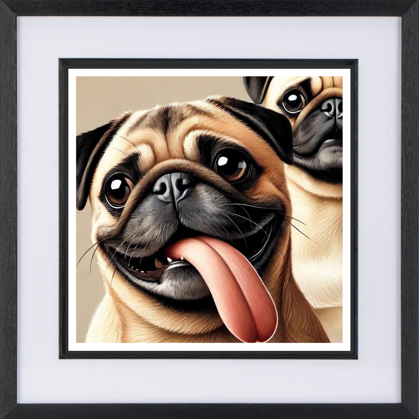 Tongue-Tied Pug