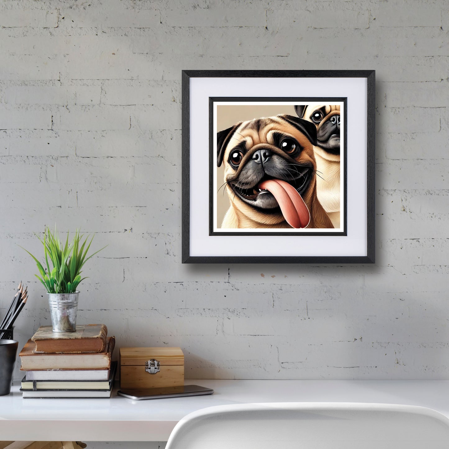 Tongue-Tied Pug